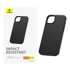 Kép 3/5 - Baseus Fauxther Series telefontok iPhone 15 Pro (fekete)