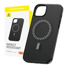 Kép 1/4 - Baseus Fauxther Series mágneses telefontok iPhone 15 Pro (fekete)