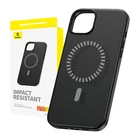 Kép 1/4 - Baseus Fauxther Series mágneses telefontok iPhone 15 Plus (fekete)