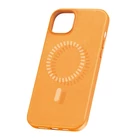 Kép 2/4 - Baseus Fauxther Series Mágneses telefontok iPhone 15 (narancssárga)