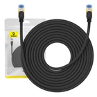 Kép 1/9 - Baseus fonott hálózati kábel Cat.7, Ethernet RJ45, 10Gbps, 15m (fekete)
