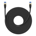 Kép 2/9 - Baseus fonott hálózati kábel Cat.7, Ethernet RJ45, 10Gbps, 15m (fekete)