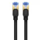 Kép 4/9 - Baseus fonott hálózati kábel Cat.7, Ethernet RJ45, 10Gbps, 15m (fekete)