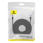 Kép 8/9 - Baseus fonott hálózati kábel Cat.7, Ethernet RJ45, 10Gbps, 15m (fekete)