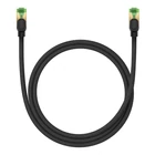 Kép 2/9 - Baseus fonott hálózati kábel Cat.8, Ethernet RJ45, 40 Gbps, 1m (fekete)