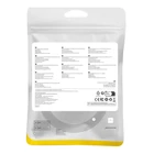 Kép 9/9 - Baseus fonott hálózati kábel Cat.8, Ethernet RJ45, 40 Gbps, 1m (fekete)
