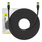 Kép 1/9 - Baseus fonott hálózati kábel Cat.8, Ethernet RJ45, 40 Gbps, 15m (fekete)