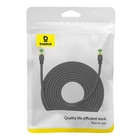 Kép 8/9 - Baseus fonott hálózati kábel Cat.8, Ethernet RJ45, 40 Gbps, 15m (fekete)
