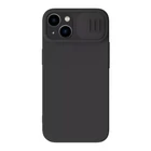 Kép 1/5 - Etui Nillkin CamShield Silky Silicone do iPhone 14/13  (czarne)