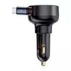 Kép 3/9 - Baseus Enjoyment Pro USB-C autós töltő kábellel, 60 W (fekete)