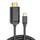 Kép 1/6 - Cable USB-C to HDMI 1.4 Vention CGUBG 4K 30Hz 1,5m (black)