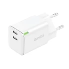 Kép 2/2 - Fali töltő Foneng GaN 35W USB-C 2-Port 2.4A (fehér)