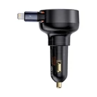 Kép 7/9 - Baseus Enjoyment Pro autós töltő USB-C - Lightning kábellel, 55W (fekete)