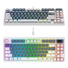 Kép 6/6 - Mechanical Gaming Keyboard Havit KB884L white