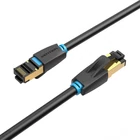 Kép 4/5 - Network Cable CAT8 SSTP Vention IKABG RJ45 Ethernet 40Gbps 1.5m Black