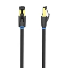 Kép 1/3 - Network cable CAT8 SFTP Vention IKABQ RJ45 Ethernet 40Gbps 20m Black