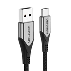 Kép 2/5 - USB 2.0 A to USB-C Cable Vention CODHF 3A 1m Gray