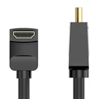 Kép 1/5 - Cable HDMI 2.0 Vention AARBH 2m, Angled 90°, 4K 60Hz (black)