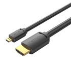 Kép 4/4 - HDMI-D Male to HDMI-A Male Cable Vention AGIBI 3m, 4K 60Hz (Black)