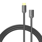 Kép 1/4 - HDMI-A Male to HDMI-A Female 4K HD PVC Cable 1.5m Vention AHCBG (Black)