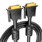 Kép 1/6 - DVI (24+1) kábel EAABF 1 m, 2K 60Hz (fekete)