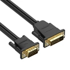 Kép 4/5 - DVI (24+1) to VGA Cable Vention EABBG 1,5m, 1080P 60Hz (black)
