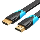 Kép 1/3 - Flat HDMI Cable Vention VAA-B02-L500 5m 4K 60Hz (Black)