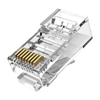 Kép 1/4 - Plug RJ45 CAT6 UTP Connector Vention IDDR0-100 Transparent 100 pcs.