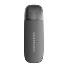 Kép 2/3 - 2-in-1 USB 2.0 A (SD+TF) Memory Card Reader Vention CLEB0 (black)
