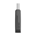 Kép 3/3 - 2-in-1 USB 2.0 A (SD+TF) Memory Card Reader Vention CLEB0 (black)
