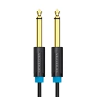 Kép 2/3 - Audio Cable TS 6.35mm Vention BAABF 1m (black)