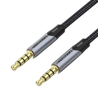 Kép 1/3 - Cable Audio TRRS 3.5mm mini jack Vention BAQHG 1,5m Gray