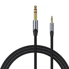 Kép 1/4 - Cable Audio 3.5mm TRS to 6.35mm Vention BAUHJ 5m Gray