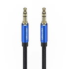 Kép 2/4 - Audiokábel 3,5 mm-es mini jack Vention BAWLD 0,5 m kék