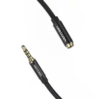 Kép 3/4 - Cable Audio TRRS 3.5mm Male to 3.5mm Female Vention BHCBI 3m Black