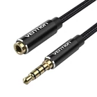 Kép 4/4 - Cable Audio TRRS 3.5mm Male to 3.5mm Female Vention BHCBI 3m Black