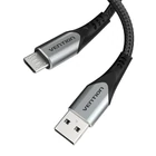Kép 3/5 - Cable USB 2.0 A to Micro USB Vention COAHC 3A 0,25m gray