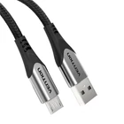 Kép 4/5 - Cable USB 2.0 A to Micro USB Vention COAHC 3A 0,25m gray