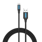 Kép 1/5 - Cable USB 2.0 A to Micro USB Vention COLBD 3A 0,5m black