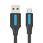 Kép 2/5 - Cable USB 2.0 A to Micro USB Vention COLBD 3A 0,5m black