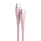 Kép 1/2 - USB-C 2.0 to USB-C Cable Vention TAWPF 1m, PD 100W, Pink Silicone