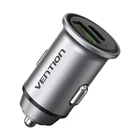 Kép 1/4 - Dual Port Car Charger USB-A, USB-C Vention FFBH0 18/20W Gray