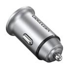 Kép 2/4 - Dual Port Car Charger USB-A, USB-C Vention FFBH0 18/20W Gray