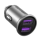 Kép 2/5 - Car Charger 2x USB Vention FFEH0 30W Gray