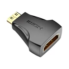 Kép 4/5 - Adapter Mini HDMI Male to HDMI Female Vention AISB0 4K 30Hz (Black)
