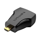 Kép 2/4 - Adapter Male Micro HDMI to Female HDMI Vention AITB0 (Black)