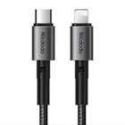 Kép 1/3 - USB-C kábel a Lightning Mcdodo CA-2850-hez, 36 W, 1,2 m (fekete)