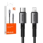 Kép 3/3 - USB-C kábel a Lightning Mcdodo CA-2850-hez, 36 W, 1,2 m (fekete)