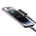 Kép 5/7 - Ładowarka samochodowa Mcdodo CC-7492, USB-C, 30W + USB-C-Lightning kábel (fekete)