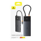 Kép 1/3 - Baseus Metal Gleam Series 11 az 1-ben hub, USB-C